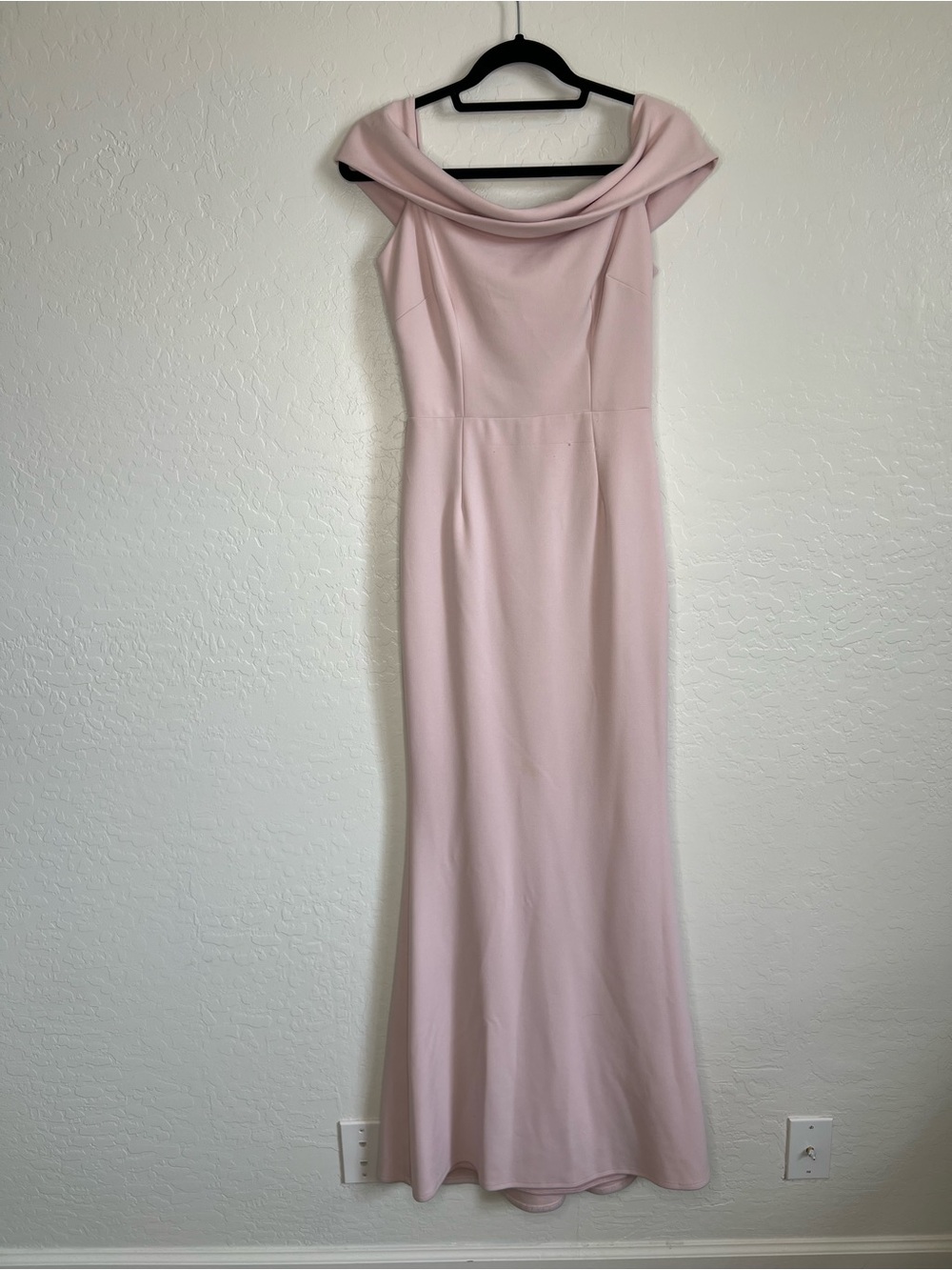 Katie May Blush Pink Off-Shoulder Maxi Dress